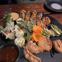 Vegan starter plate  at Ngon Veggie in Cologne