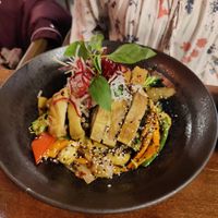 vegan Duck - nice presentation at Ngon Veggie in Cologne