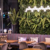 The interior at Arlequin in Sion