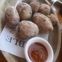 Canarian potatoes and mojo sauce   at Casa Playa Tenerife in Tenerife