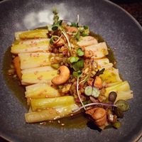 Espárragos at La Huerta Funky Castizo in Madrid