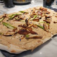 Main / Mushroom pizza at La Huerta Funky Castizo in Madrid