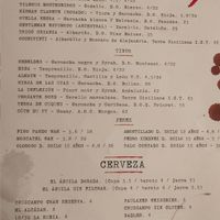 Wine and beers at La Huerta Funky Castizo in Madrid