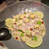 Ceviche interessante Asian/Peru Fusion at La Huerta Funky Castizo in Madrid