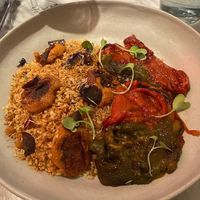 Vegan « migas » at La Huerta Funky Castizo in Madrid