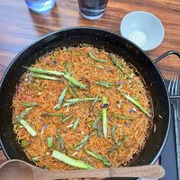 Seasonal Fideua   at La Huerta Funky Castizo in Madrid