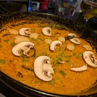 Fideua at La Huerta Funky Castizo in Madrid