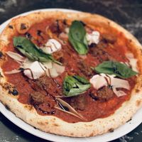 Meatball pizza   at Pizza Punks in Liverpool