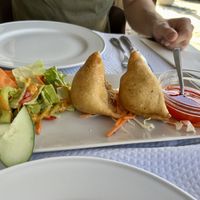 Chamuças de Vegetais  at Taj Mahal in Chaves