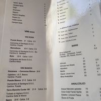 Drinks menu 🍸 at Bonobo  in Tortoli