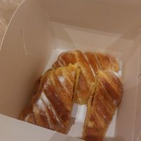 plain and strawberry jam croissant at O Melhor Croissant da Minha Rua   in Malaga