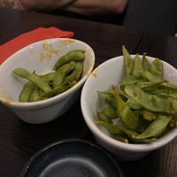 Spicy edamame beans  at Kyoto Restobar in Jersey