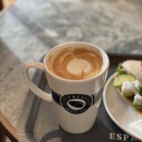 Soya coffee latte - Espresso House, Lüneburg  at Espresso House in Lueneburg