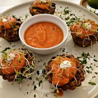 Vegetable muffins at Vegasmo in Brasov