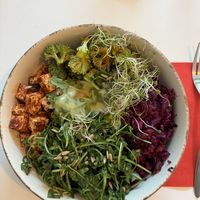 Raw vegan bowl  at Vegasmo in Brasov