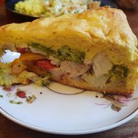 Quiche at Tibetas Virtuve - Ajurveda Kafejnica in Riga