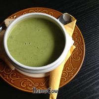 spinach soup at Taka in Riga