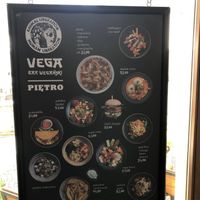 Menu upstairs - góra  at Vega in Wroclaw