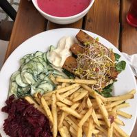 Nieryba z frytkami  at Vega in Wroclaw