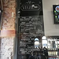 Menu at Vega in Wroclaw