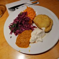 spinach casserole at Vega in Wroclaw