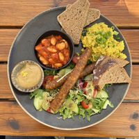 English breakfastt  at Vega in Wroclaw