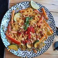 Peanut Pad Thai at Vega in Wroclaw