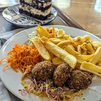Falafel set 🧆 at Vega in Wroclaw