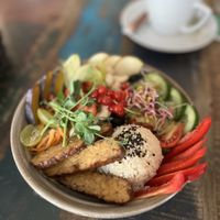 Vegą Bowl with Tempeh  at Vega in Wroclaw