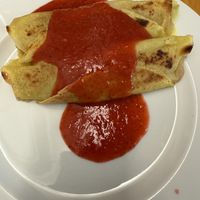 Naleśniki z polewą truskawkową   at Vega in Wroclaw