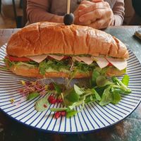 Ham sandwich at Vega in Wroclaw