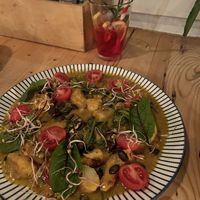 Potato pierogi   at Vega in Wroclaw