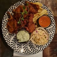Deep fried Oyster Mushrooma at Vega in Wroclaw