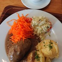 Option 5, 17 zloty. Simple but tasty. And apparently their most popular dish. at Vega in Wroclaw