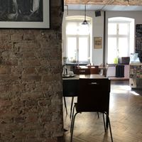 Seating area  at Vega in Wroclaw