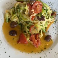 Spaghetti Zucchini (vegan)  at Cantina Gattavecchi in Montepulciano