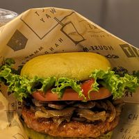 Grilled Mushroom Burger at Wayback Burger in Tokyo