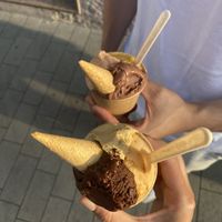 vegan ice cream  at Gelati Radicali in Ancona