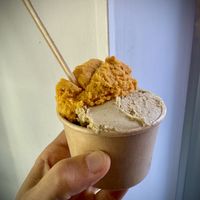 Torta di carote & pistacchio  at Gelati Radicali in Ancona