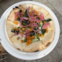 Vegan pizza  at Cielo Rooftop in Fortitude Valley