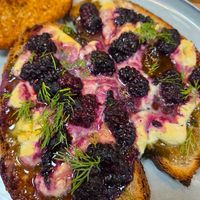 The most amazing thing I've eaten recently!! at Trenary Toast Cafe in Marquette