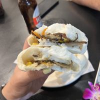 Vegan dumpling bun   at Mau Restaurant in Hanoi