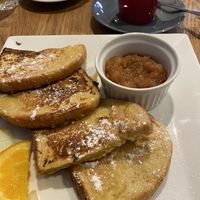 Vegan French Toast   at Greengages in Salisbury