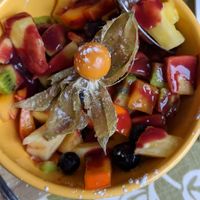 Fruit salad at Greengages in Salisbury