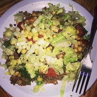 Vegan burrito bowl  at Taco Dan's in Granville