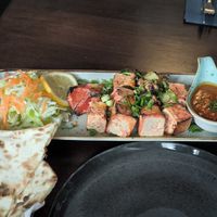 Mixed Vegetarian Tofu grill (vegan) at Namaste India in Luebeck