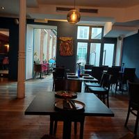 Inside at Namaste India in Luebeck