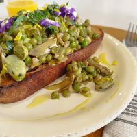 Bruschetta primavera at Mamma Mia Cafe in Imola