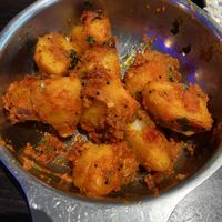 Nepalese potato dish   at Saffron in Lerwick