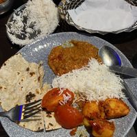 Served with chapatti and basmati rice   at Saffron in Lerwick